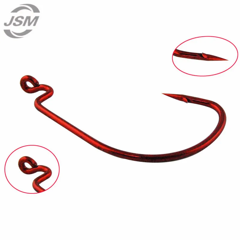 JSM-anzuelos de pesca de acero de alto carbono, 150 piezas, 7316, gusano de plantilla de compensación, juego de anzuelos de pesca fuertes con caja de tamaño 1, 1/0, 2/0, 3/0, 4/0, 5/0 - imagen 4