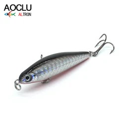 AOCLU-lápiz de hundimiento, cebo duro, señuelo pequeño, peso de primavera, Transferencia para lubina, roca, pesca en agua salada, gancho VMC, 60mm, 7,6g