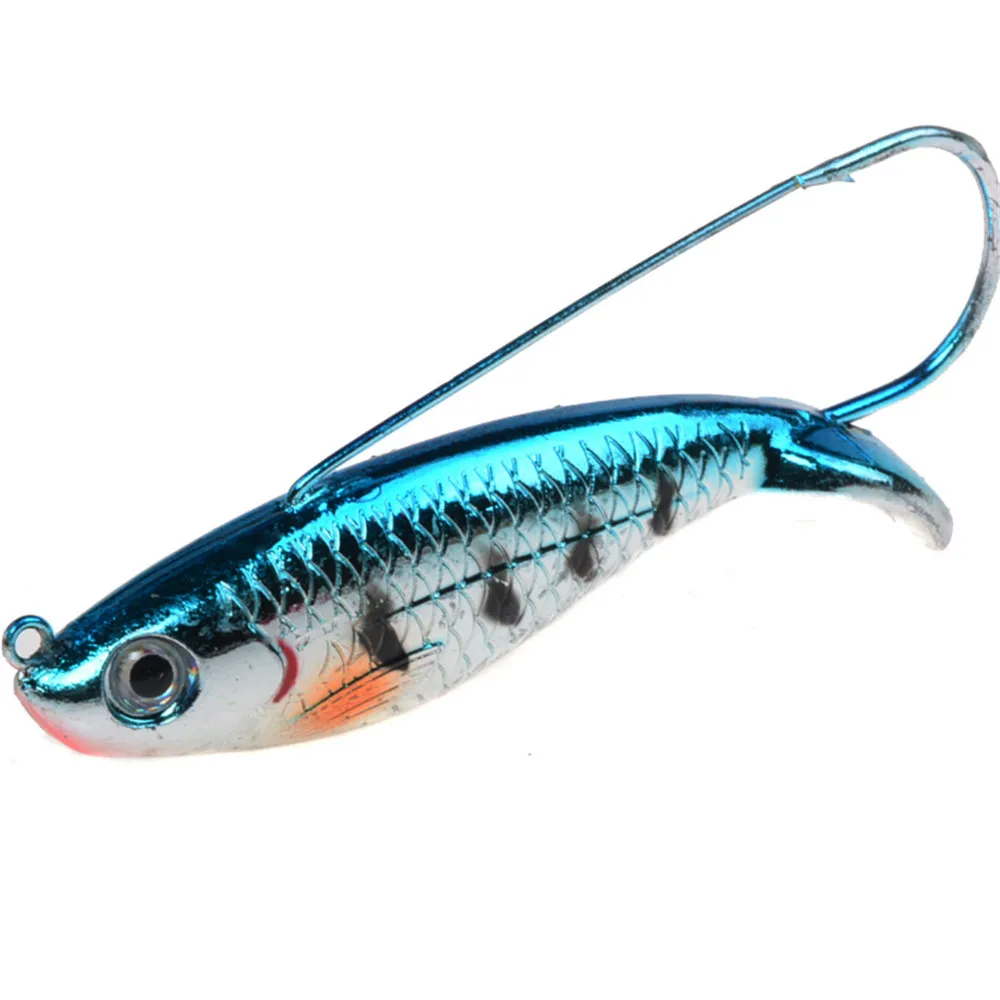Señuelo de pesca anticésped, cebo duro Artificial Wobbler de un solo gancho, cuerpo láser, carpa, 8,5 cm, 21,2g, 5 colores disponibles, 1 ud. - imagen 3