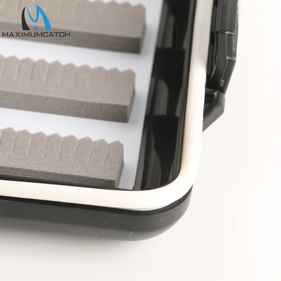 Caja para moscas de bolsillo impermeable Maximumcatch-MH, espuma con hendidura, 120x100x30 mm - imagen 5