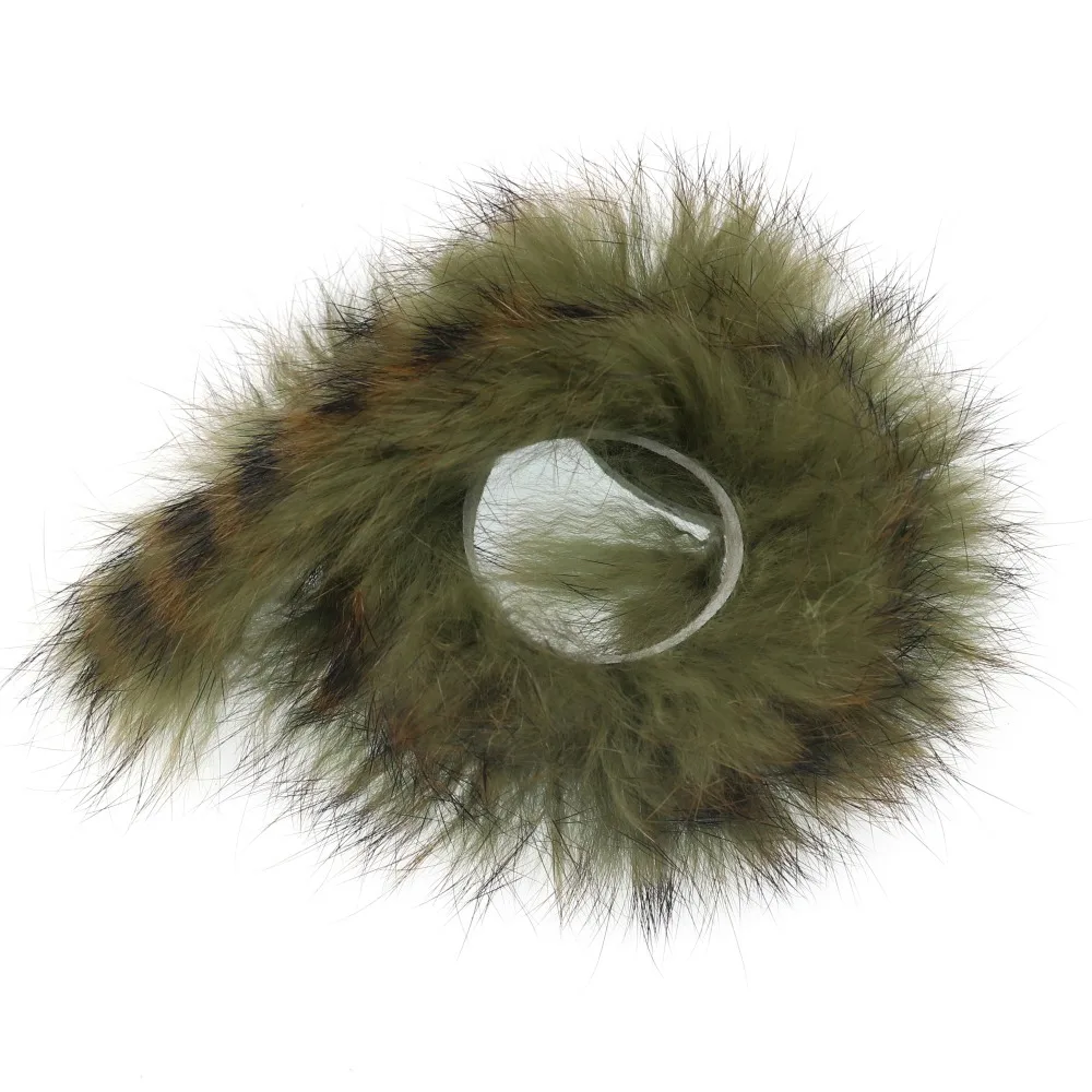 Bimoo, 2 uds., tiras Zonker de liebre de piel de conejo para serpentina de pececillos, moscas de pesca, Material para atar moscas, 5MM de ancho, blanco-negro, etc. - imagen 5