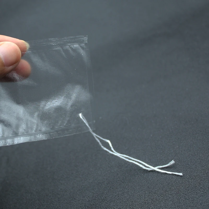 Dongbory 20 piezas bolsa de pesca de PVA Soluble en agua con cuerda de PVA de avería de Taska para carpa bolsa de cebo de Boilie grueso bolsa de alimentador de pesca - imagen 5