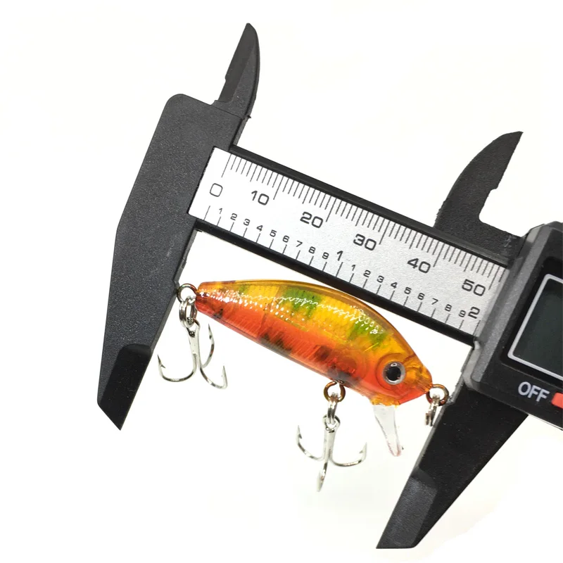 Mini señuelo de pesca Crankbait, 5cm, 3,6g, Wobbler, aparejos de plástico duro, 1 ud. - imagen 5