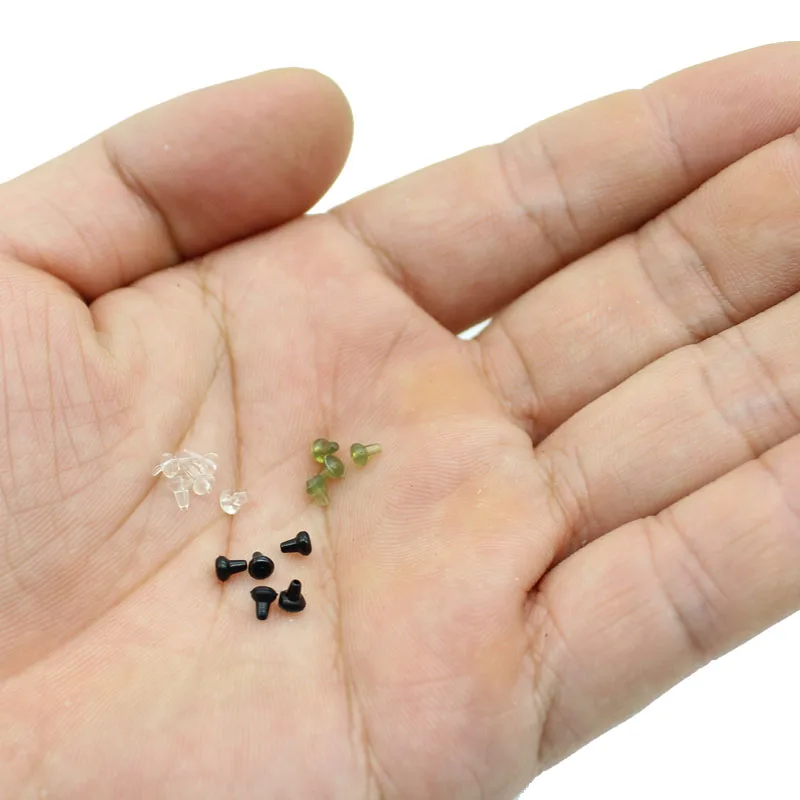50 Uds. De cuentas de anzuelo para pesca de carpa, anillo deslizante, topes de vástago de goma para aparejo de carpa Chod Ronnie Withy Pool Rig, aparejos emergentes - imagen 2