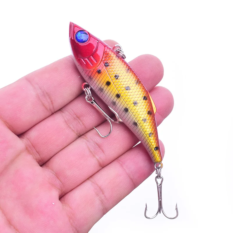 Señuelo de pesca VIB que se hunde, 1 unidad, 7,5 cm, 9,5g, Wobbler, vibrador Artificial de invierno, cebo para lubina, sonajero, aparejos - imagen 3
