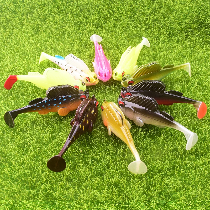 Jig-cebos de pesca blandos artificiales, 75mm, 13g, señuelo de pesca Jigging Wobbler, cebo de natación - imagen 2