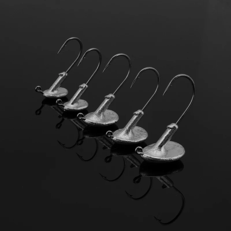 Anzuelo de pesca con soporte de fuerza, señuelo profesional con cabeza de plantilla roly-poly, rebote derecho, Jigging de 3,5-14g - imagen 5