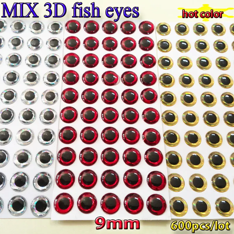 9mm MIX 600pcs
