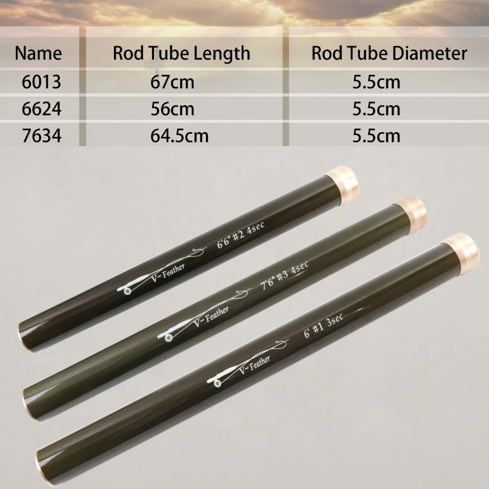 Maximumcatch Maxcatch Small Stream Creek caña de pescar con mosca 30T + 36T SK fibra de carbono tubo de varilla de fibra de carbono 1/2/3wt 6'/6'6''/7'6'' - imagen 5