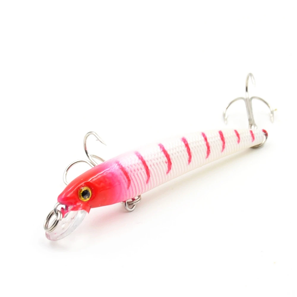 Señuelo de pesca que se hunde, cebo duro Artificial de plástico, ojos 3D, Crankbait, Lucio, trucha, aparejos de pesca, 70mm, 4,8g - imagen 3