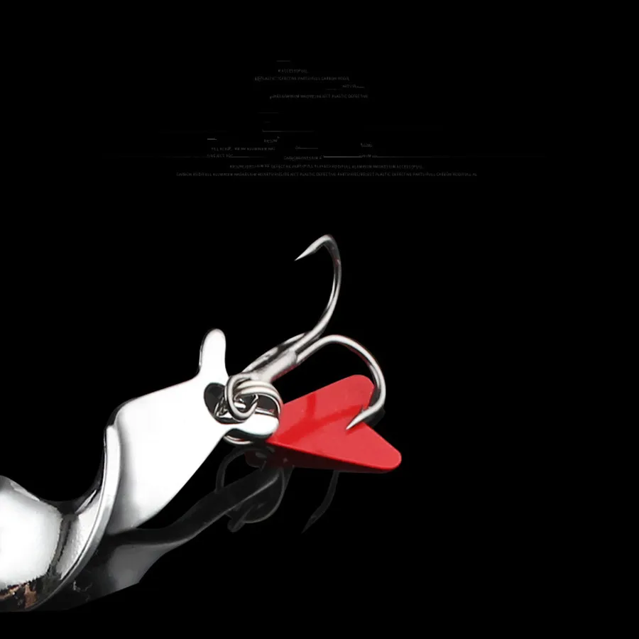 Señuelo de Metal de 10g, 14g, 22g y 28g, señuelo de Pesca, señuelo duro giratorio, cebos de cuchara para trucha, Lucio, Pesca, aparejos - imagen 2