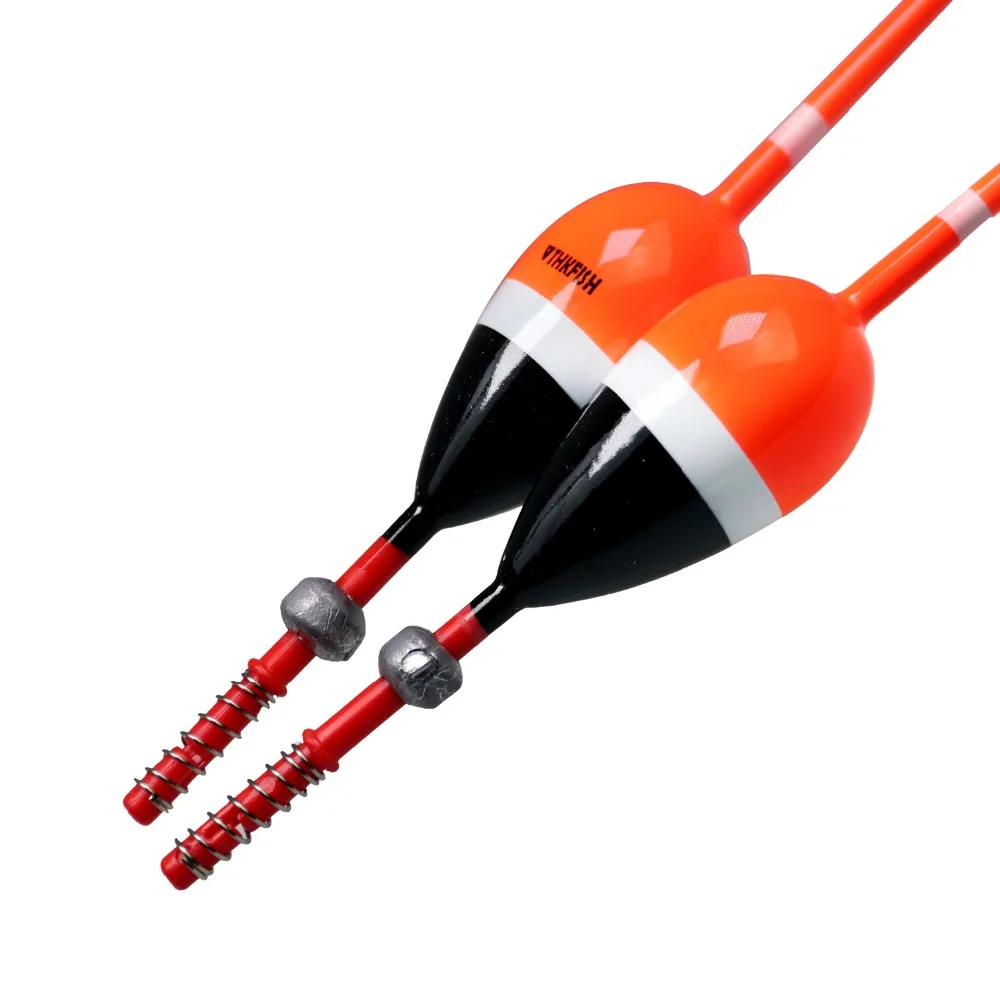 2 uds Bobbers deslizantes de madera flotadores de pesca Bobbers Balsa flotadores deslizantes de resorte de madera Bobbers ponderados para tipo panfish bagre - imagen 4