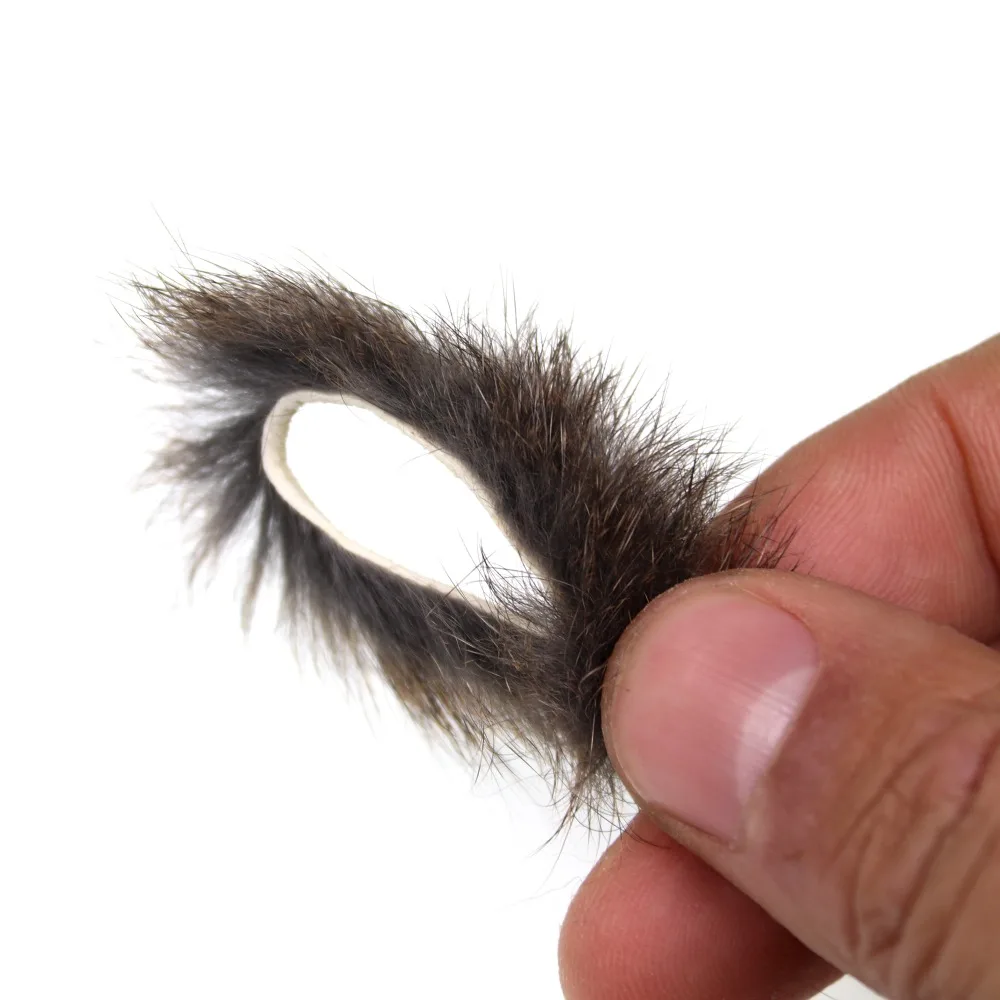 Wifreo-Micro tiras de ardilla Zonker, anzuelo de Matukas, tamaño 4, 6, 8, tamaño pequeño, Material de Streamer, Color natural - imagen 4