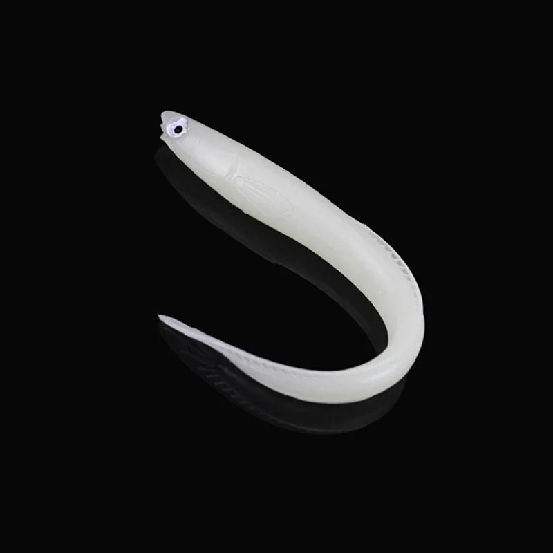 5 unids/lote 6,3g 14cm Anguila señuelo de Pesca suave Pesca Peche aparejos Wobblers Señuelos de pescado carpa Leurre Souple cebos blandos Dropshipping - imagen 4