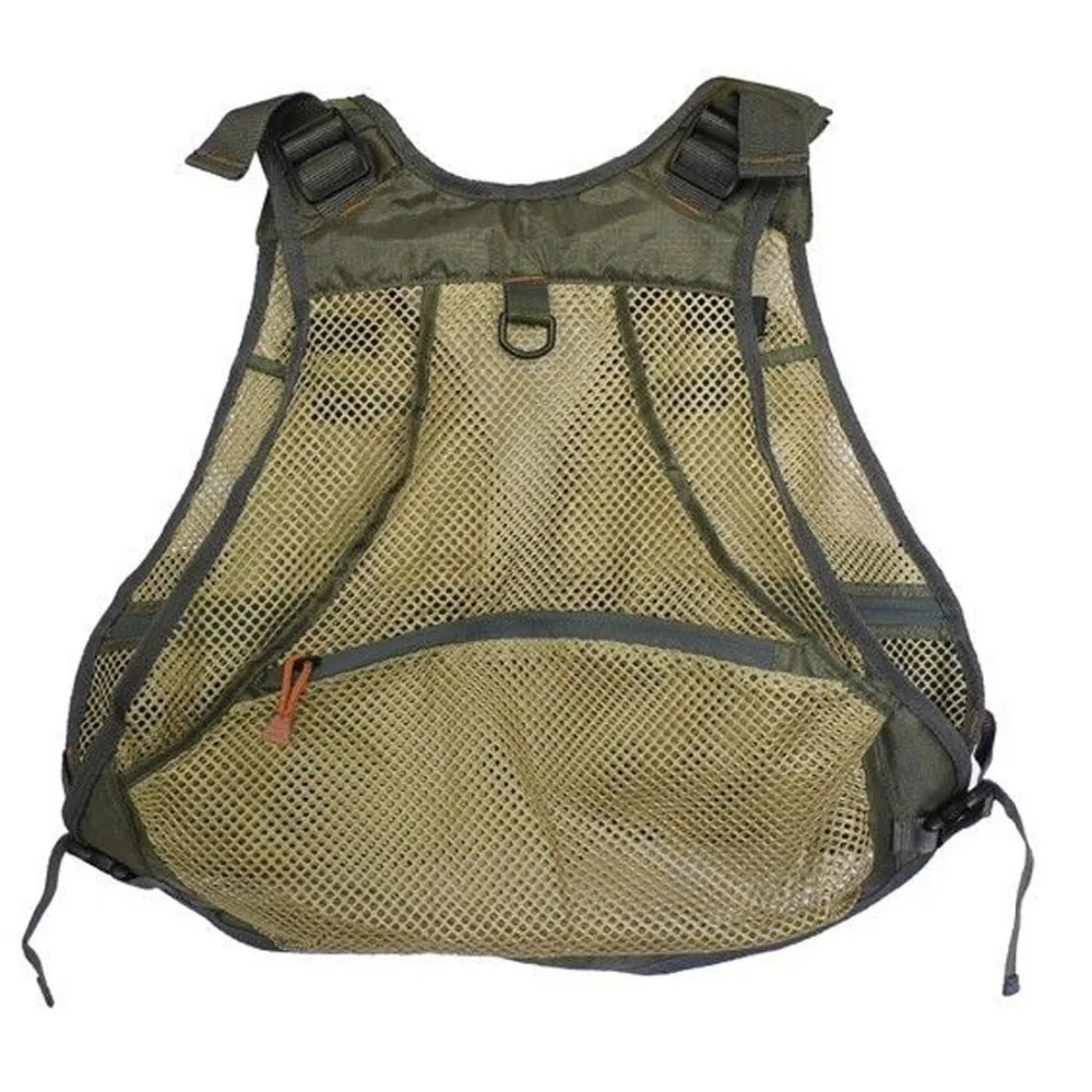 Avientik-Chaleco de pesca con mosca, tela de malla de calidad súper ligera, tamaño General, multifunción, bolsillo Mutil, ropa para vadear al aire libre