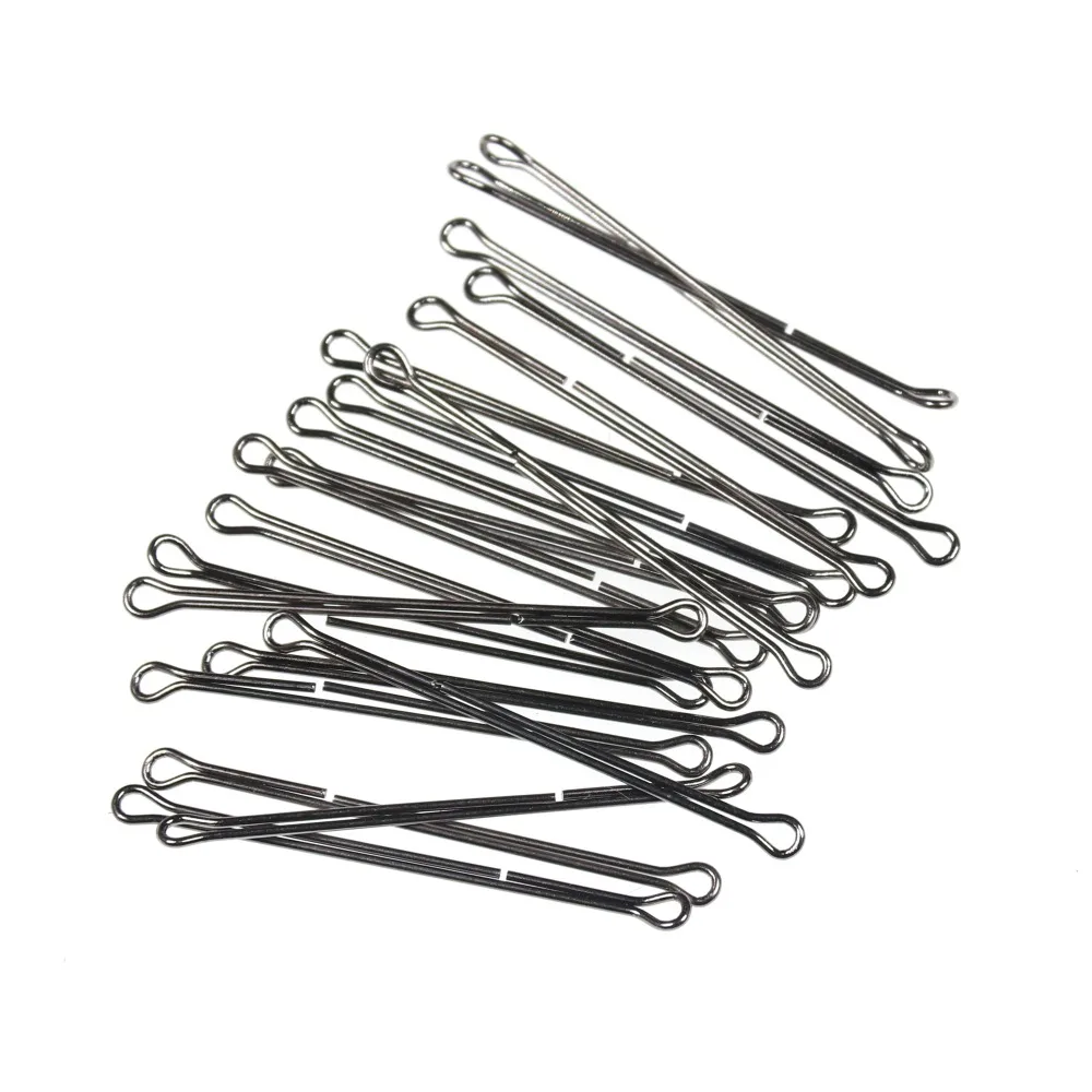 Bimoo 20 unids/bolsa anzuelo para moscas Waddinton, vástagos para moscas de salmón y trucha, Señuelos de Pesca de agua salada, Material para atar moscas de varios tamaños