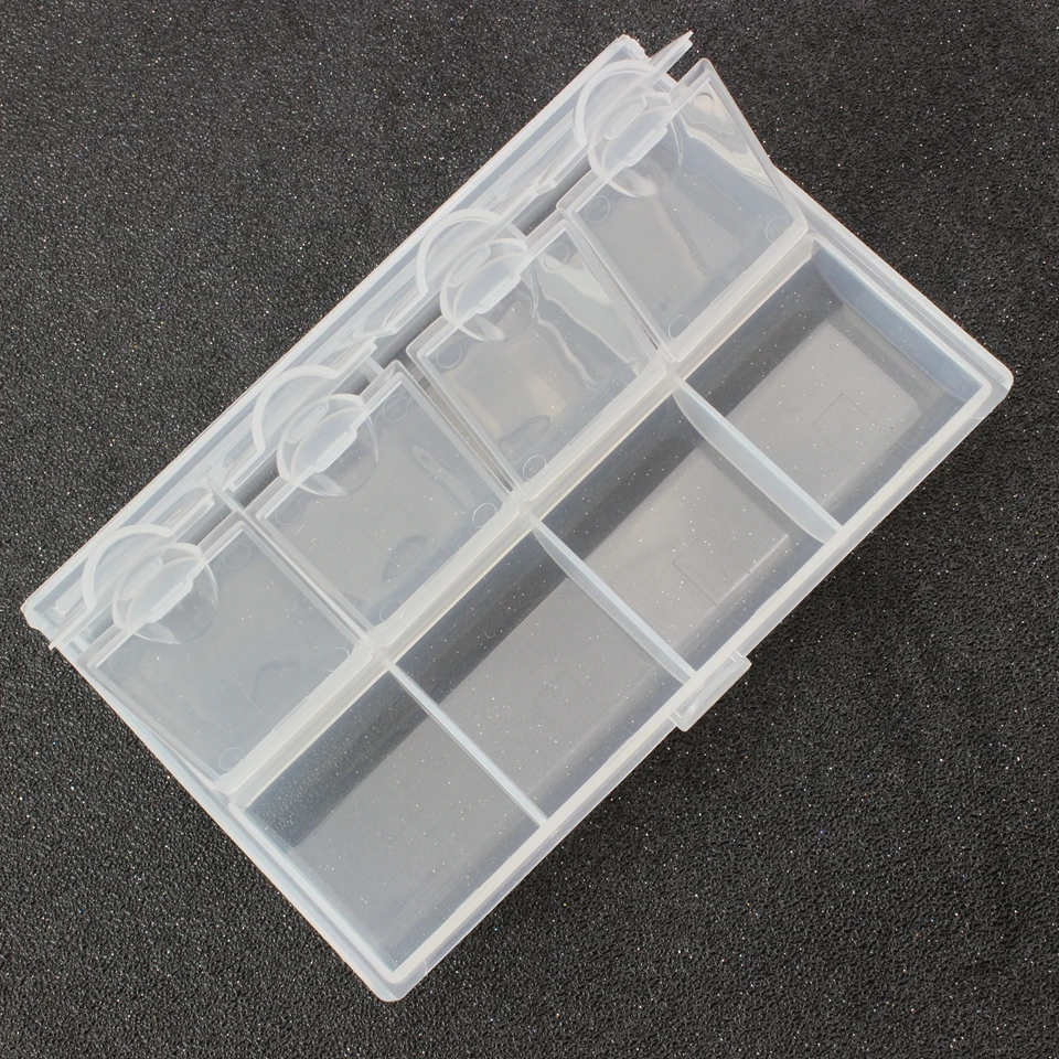 Caja transparente para señuelos de Pesca, accesorio para pececillos, contenedor de aparejos de Pesca, 13cm x 8cm x 2cm, 2 uds. - imagen 4