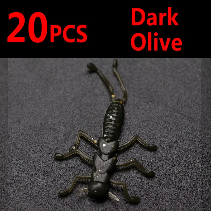 20pcs dark olive