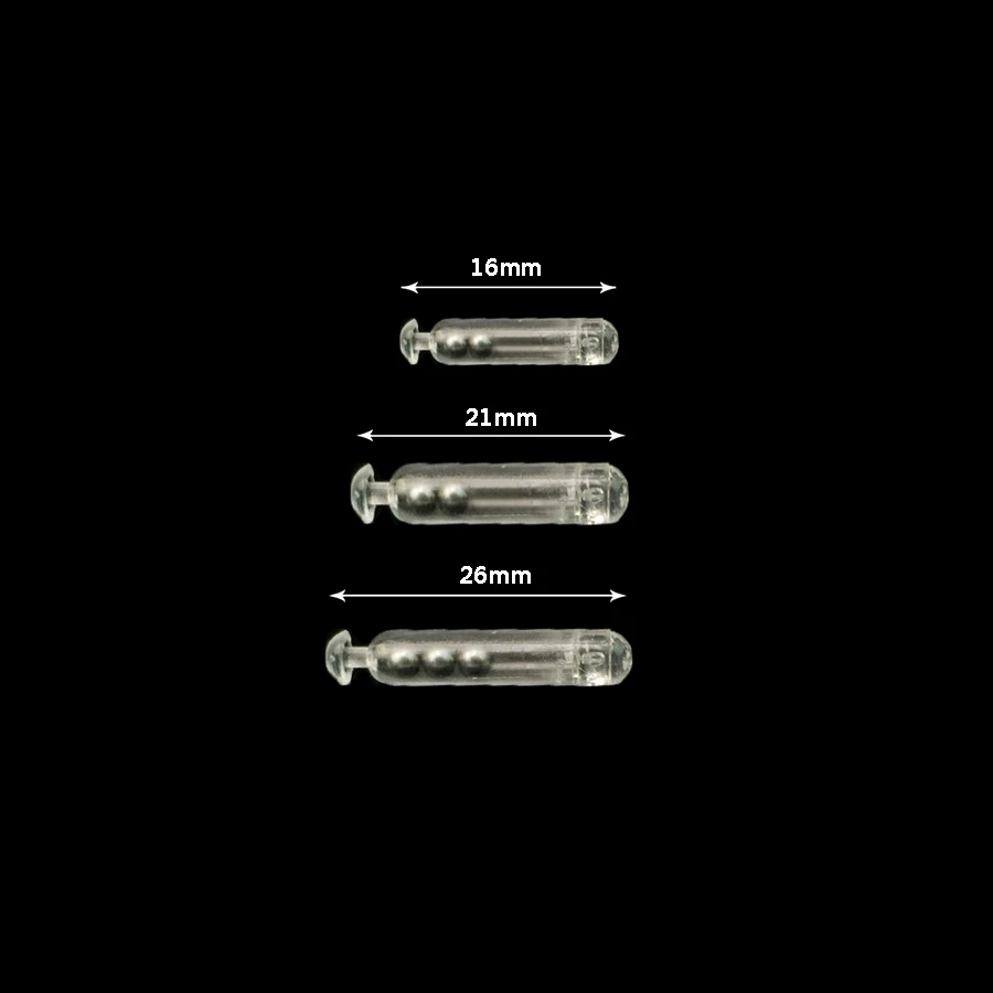 Señuelo de pesca de plástico, sonajeros de tubo de inserción, barra de sonido para atraer a la mosca, 4mm/4,5mm/5mm, 50 unidades por lote - imagen 4