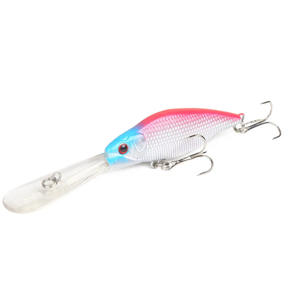 Señuelos de Pesca de plástico para pececillos, Wobblers duros flotantes de 11,5 cm/9,6g, cebos artificiales para carpas, lucios, 1 unidad - imagen 3