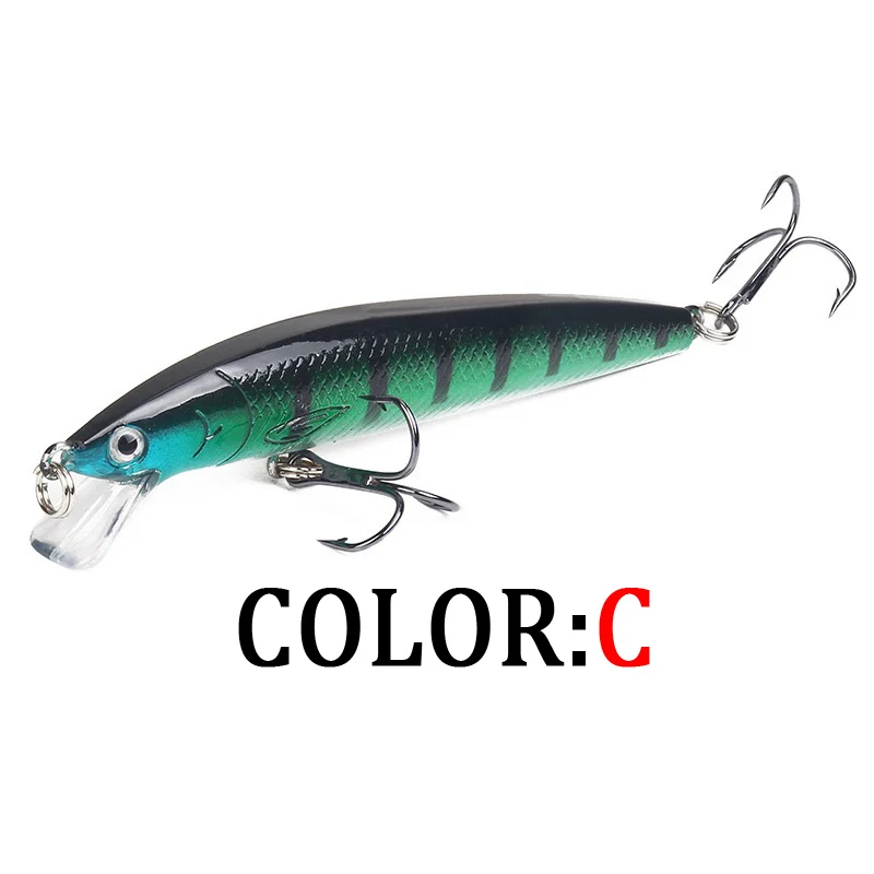KMRESA-señuelo de pesca de pececillos láser, 1 unidad, 7,5G, flotante, 10CM, wobblers para pesca, cebo Artificial japonés, Crankbaits duros - imagen 5