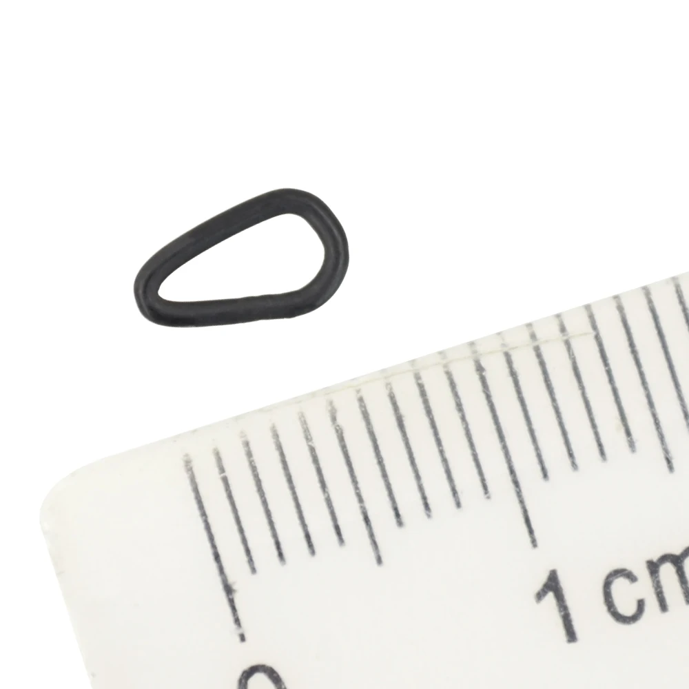 Aparejos de pesca de carpa, 40 piezas, anillos de lágrima, anillos de aparejo de pera, eslabones giratorios, Clips, gomas, anillos AG126 - imagen 5