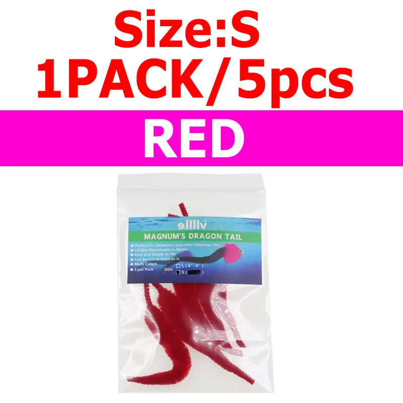 5pcs red