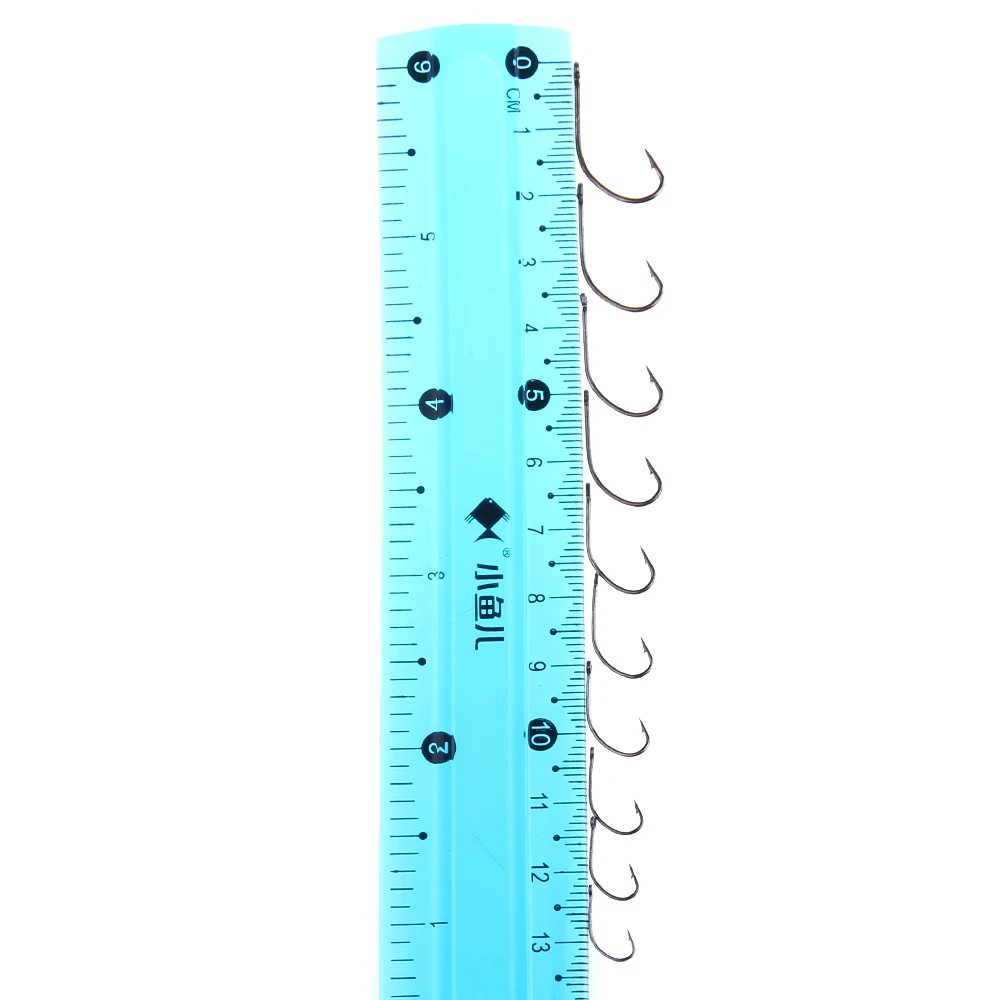 NGB KATANA Cottus 50 unids/lote Size3-Size12 anzuelo de pesca de acero al carbono con alimentador de agujeros anzuelo Anzol aparejos de pesca - imagen 3