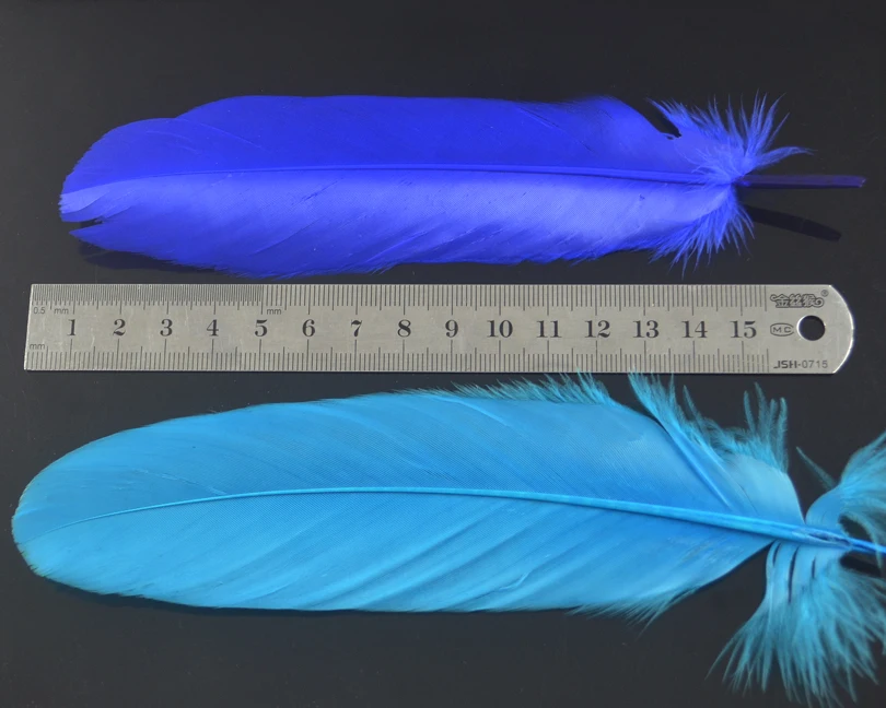 MNFT 20 unids/lote de plumas de ganso de colores mezclados, Material de atado de moscas de pesca, cola de alas de mosca, Material de atado de moscas húmedas y secas - imagen 4
