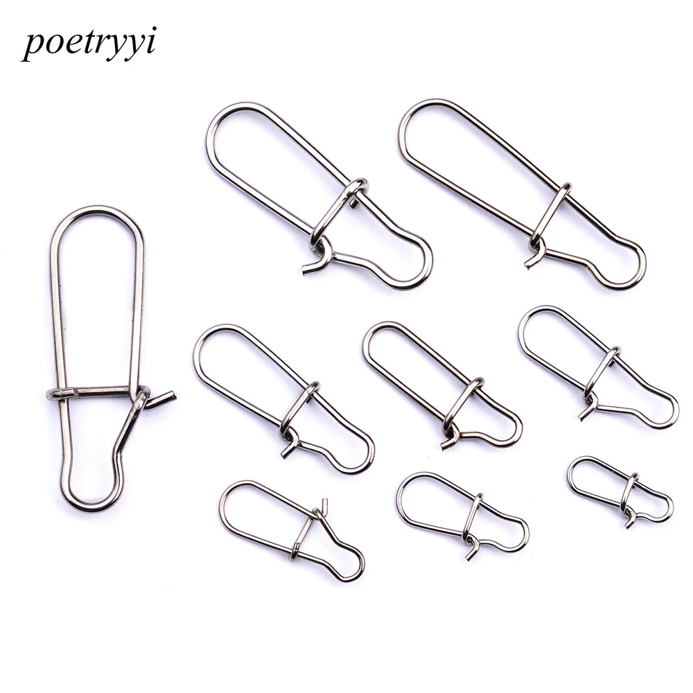 Broches snap giratorios POETRYYI – Acero inoxidable con anillos sólidos