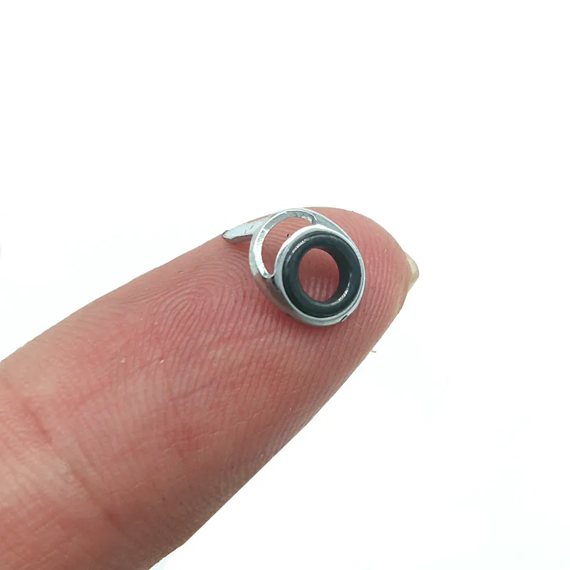 SUNMILE-anillos de guía de pesca, 8 unidades, anillos de cerámica para caña de pescar, reparación DIY, puntas de caña, accesorios de pesca de carpa - imagen 4