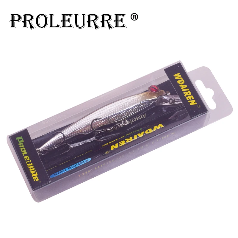 Señuelo de pesca piezas, cebo duro Artificial, alimentador de lápiz, pececillos, 10cm, 11g, 1 unidad - imagen 5