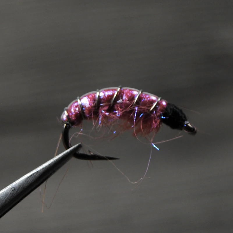 Bimoo-camarones Scud, Mosca de pesca con mosca, ninfas, trucha, varios colores, 6 unidades, #6 - imagen 3