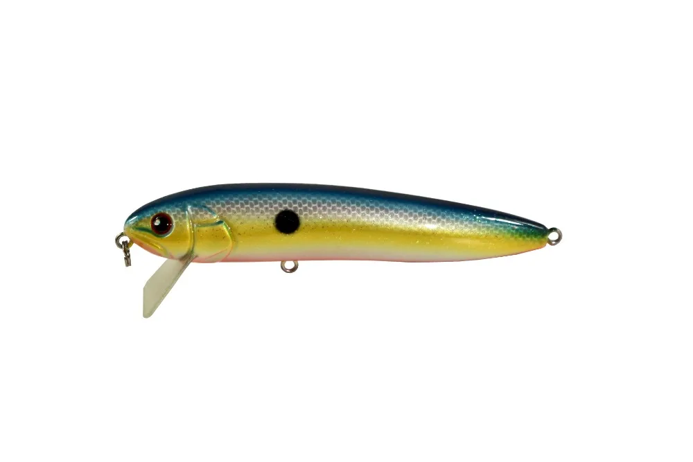 BassLegend pesca agua poco profunda flotante Minnow Jerkbait Bass Pike señuelo 105mm/15g - imagen 5