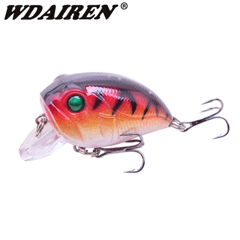 Señuelo de Pesca Crankbait, cebo duro de 45mm 8g Topwater Crank Wobbler Isca Artificial Bass Pike, aparejos de Pesca de Japón, 1 ud. - imagen 5
