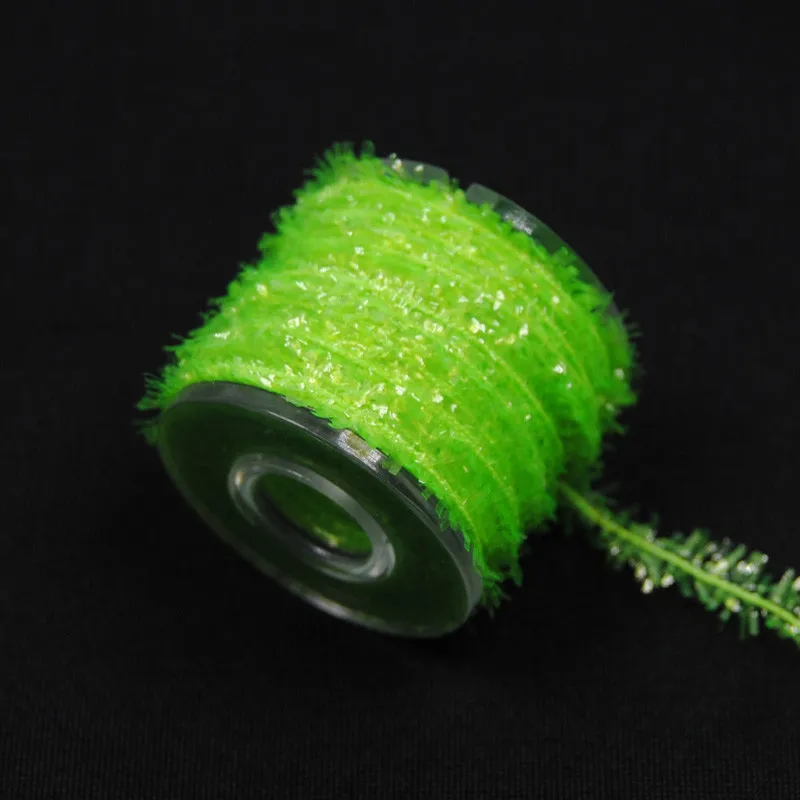 Wifero-Material de atado de moscas, chenilla de hielo de 12 colores para jigs Crappie y Panfish, serpentinas de mosca, cuerpo de Nmyph, Woolly Bugger Salmon, 1 ud. - imagen 5