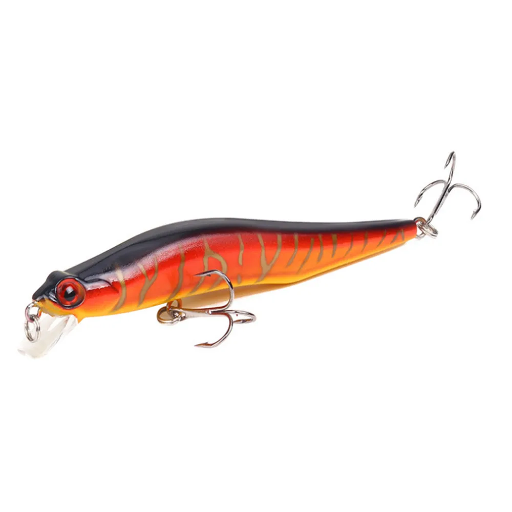 Señuelo de pesca de pececillos, cebo duro 3D, Crankbait, Wobblers, cebos artificiales, carpa, Lucio, aparejos de pesca japoneses, 10g/12cm, 1 ud. - imagen 3