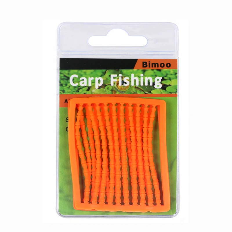 Bimoo-Set de 2 tarjetas para pesca de carpa, set de 200 topes para pesca de carpa, de Color rojo, amarillo, marrón, naranja y negro - imagen 5