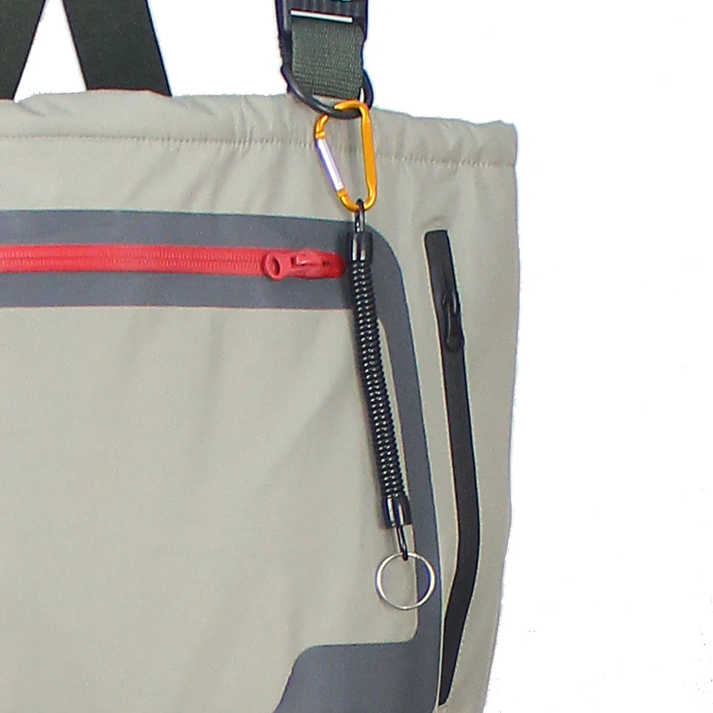 Llavero adjunto a una bolsa para facilitar el acceso