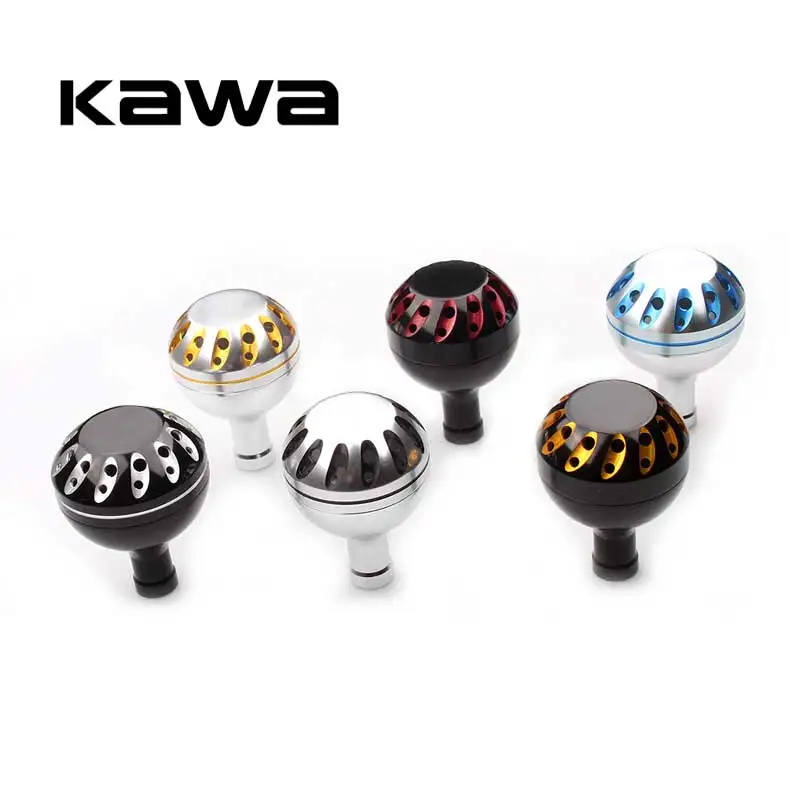 Kawa perilla de mango de carrete de pesca, diámetro de 30mm para rueda giratoria, perilla de balancín de pesca de Metal mecanizado para carrete giratorio S y D - imagen 5