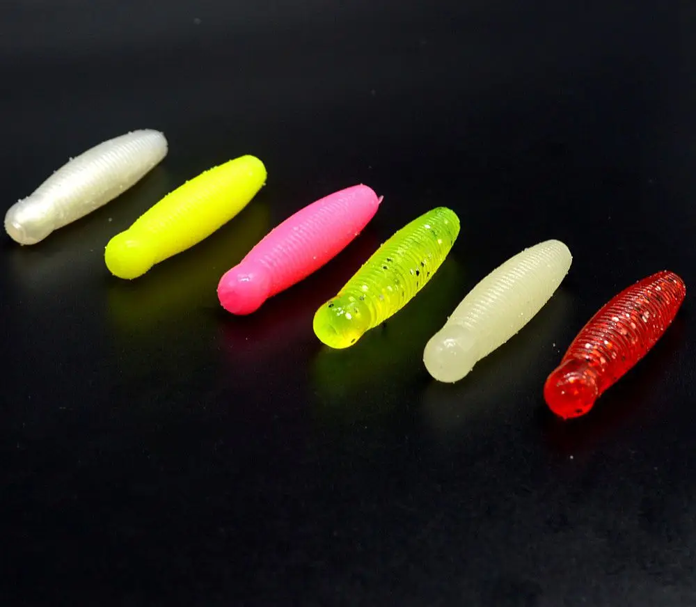 Señuelo de pesca con cebo suave, simulación de 4g/5cm, patata, abeja Artificial, Pupae, bolsa de 6 piezas, alta gravedad, añadir sal, fundición larga - imagen 2