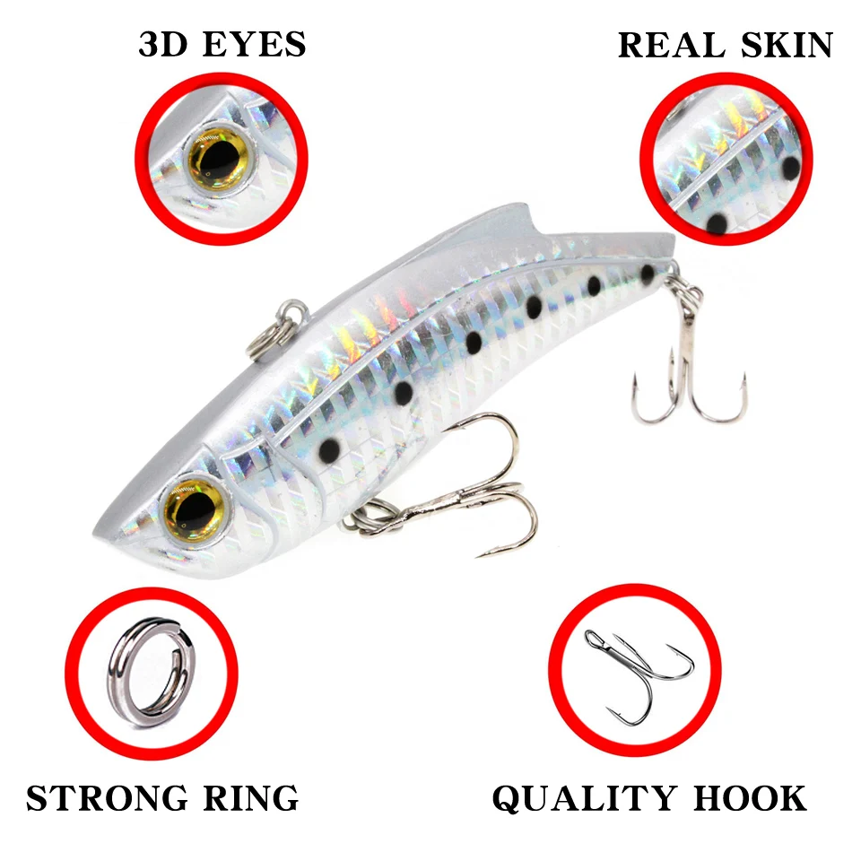 LEOSPORT-SEÑUELOS DE Pesca DE 9cm/27g, cebo Artificial VIB, 5 colores disponibles, Crankbait Wobblers, aparejos de Pesca - imagen 3