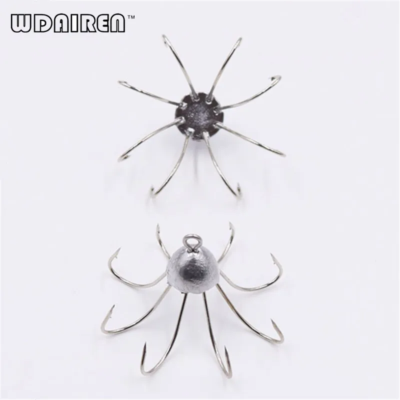 Anzuelo de gusano con peso trasero afilado, con Coil Keeper, anzuelo de peso a tope, ganchos de explosión de lubina para aparejos de pesca de carpa de 11g, 1 WD-095 - imagen 4