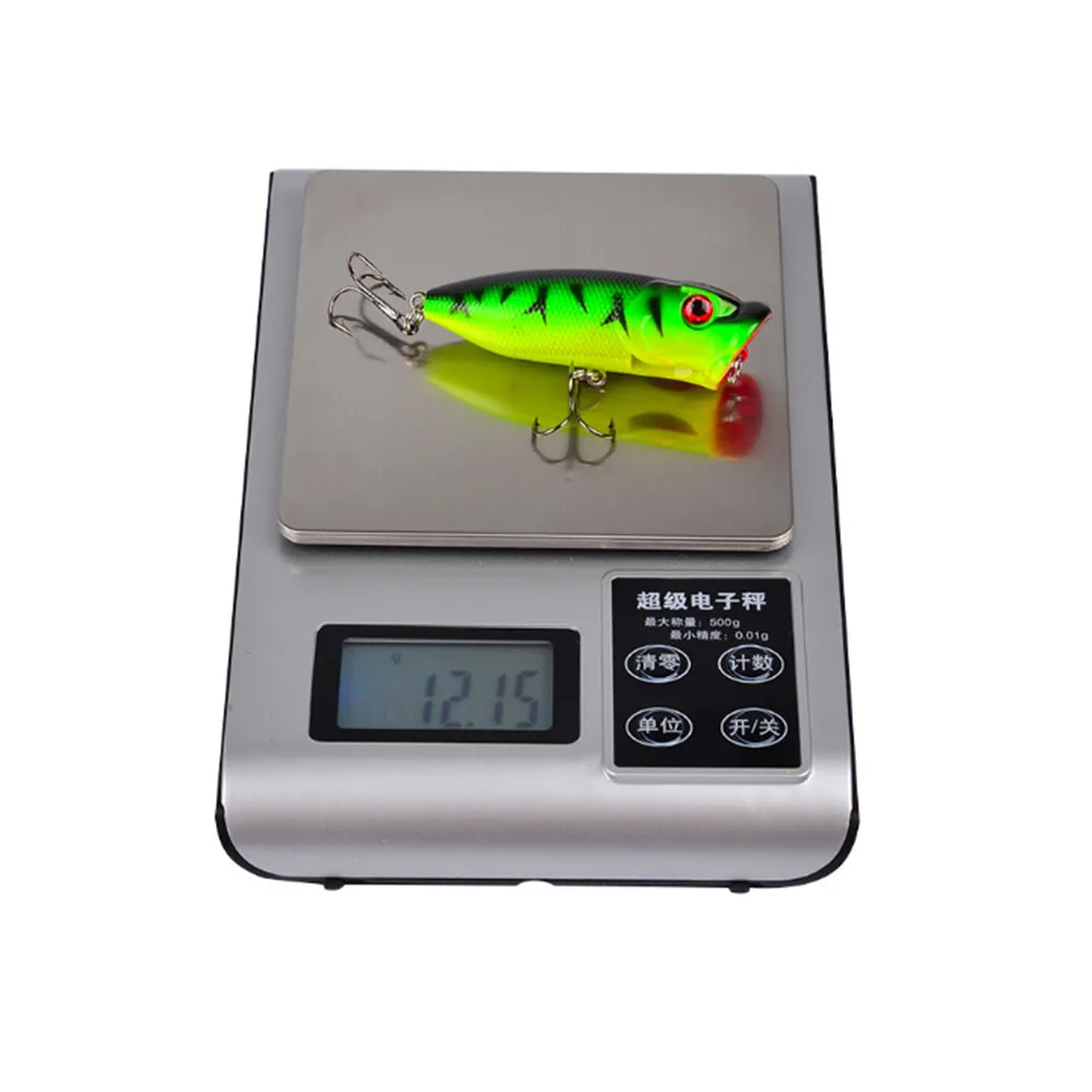 Señuelo de Pesca flotante 3D, cebo Crankbait Swimbait, cebos duros Wobblers artificiales Isca, aparejos de Pesca, 5 unids/lote - imagen 5