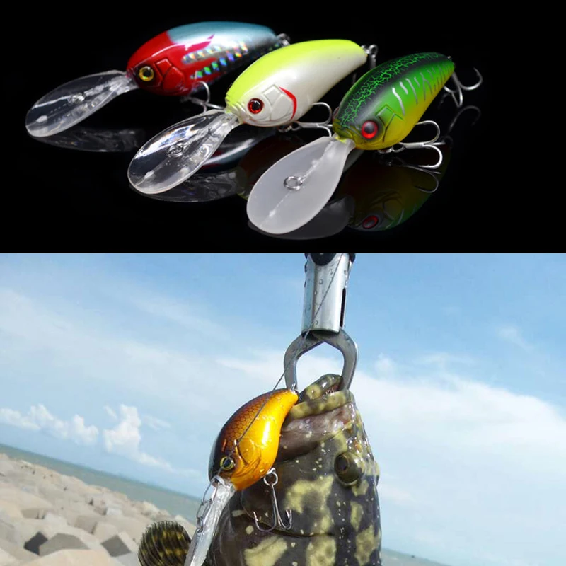 Señuelo de pesca Crankbait 16,8g Wobbler cebos de manivela de buceo profundo señuelos artificiales flotador suspendido JACKALL Mascle 7m de profundidad 3 piezas en oferta - imagen 3