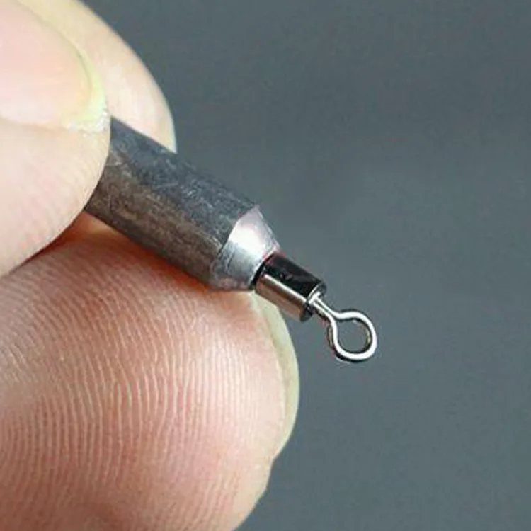 Anillo de rotación de alta velocidad giratorio de plomo de rotación rápida, accesorios para aparejos de pesca, conector de doble cabezal 2g/3g/4g/6g, lote de 4 piezas - imagen 3
