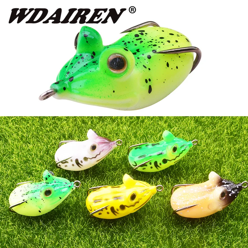 Señuelos de Pesca de rana blanda, 5,5 cm, 11,5g, cebo de silicona de plástico japonés, iscas artificiales, aparejos de pesca, Wobblers, WD-569, 1 ud. - imagen 2