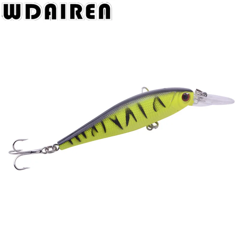 Señuelos de Pesca de pececillos, cebos duros artificiales de Japón, anzuelos triples, aparejos de pesca, 10cm, 9,2g, 1 WD-064 - imagen 5