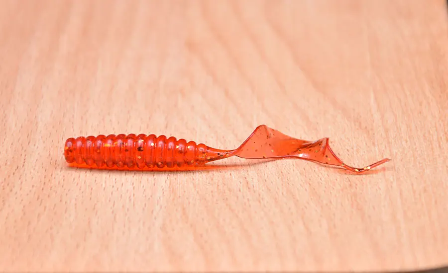 Señuelo de gusano de sílice de goma suave, aparejos de pesca para agua de mar y agua dulce, 6cm, 20 piezas - imagen 5