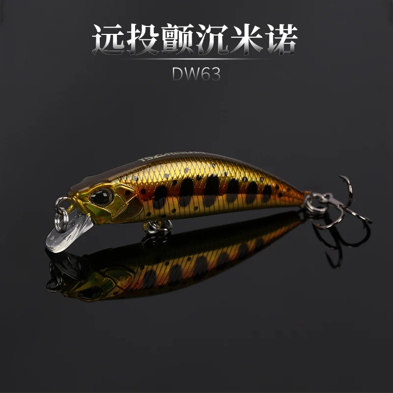 TSURINOYA DW63 Crankbait minnow duro – Señuelo artificial 50mm - imagen 2